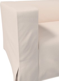 Poťah na sedačku Klippan pre 2 osoby dlhý s rohovými záhybmi farba produktu ružová látka zapletaná