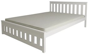 Posteľ MAICA 90 x 200 cm, biela Rošt: Bez roštu, Matrac: Matrac COCO MAXI 20 cm