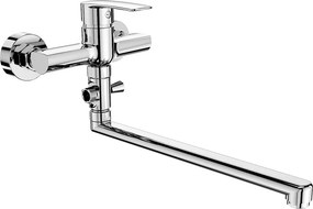 Mereo Pego, nástenná batéria, 150 mm, s plochým ramienkom 300 mm, bez príslušenstva, MER-CB60204P