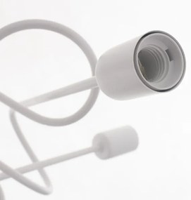 Detský prisadený luster OXFORD 3xE27/15W/230V biela