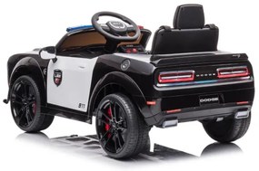 Elektrické autíčko Dodge Challenger Policie 50W/4500 mAh čierno-biele