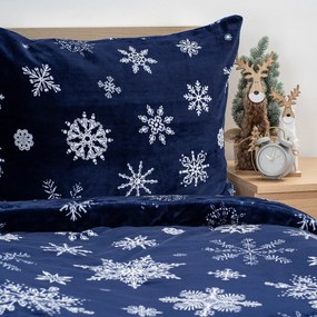 4Home Obliečky mikroflanel Midnight Snowfall, 160 x 200 cm, 70 x 80 cm