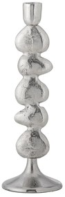 Bloomingville Kovový svietnik Metina Silver 28,5 cm