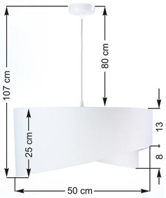 Luster na lanku GALAXY 1xE27/60W/230V