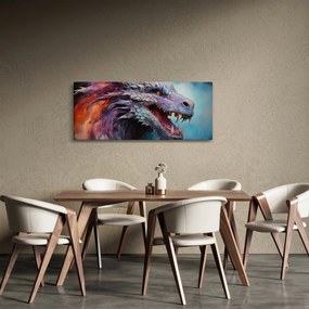 Obraz - Ilustrácia draka (120x50 cm)