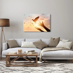 Obraz - Holubica, leť! (90x60 cm)