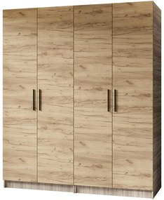 Skriňa X2 Gold 2d Dub Sonoma/Dub Craft Zlatý