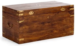 furniture-nabytek.cz - Masívny konferenčný stolík Merlin II z palisandru, lakovaný, hnedý – 87×45×48 cm