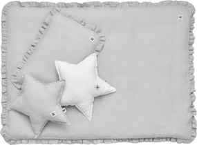 Bellamy Ľanový dekoratívny vankúšik STAR STONE SIVÁ