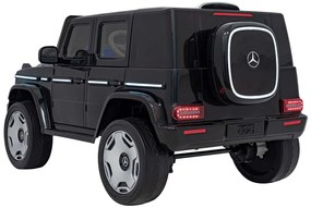 Detské autíčko s elektrickým pohonom 4x4 Mercedes Benz EQG - čierne