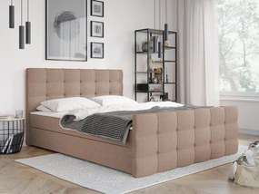 Kontinentálna posteľ Vivien 2, Rozmer postele: 140x200, Dostupné poťahy: Rico 03