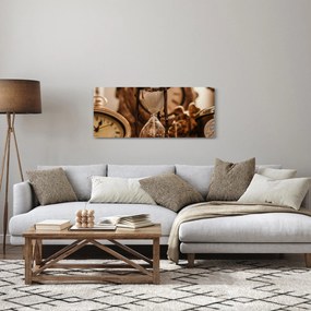 Obraz - presýpacie hodiny (120x50 cm)