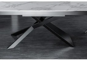 Rozkladací jedálenský stôl 40122 180/220/260 x 90cm White Ceramik - Komfort-nábytok