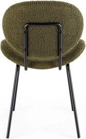 Khaki čalúnená jedálenská stolička Maddie – Yes Everyday