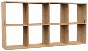 Regál Metros 4 (dub artisan). Akcia -21%. Vlastná spoľahlivá doprava až k Vám domov. 1132910