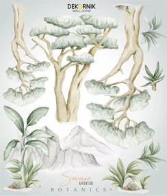 Samolepka do detskej izby botanická savana 87x100cm