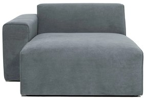 Sivý menčestrový modul pohovky (ľavý roh) Sting – Scandic