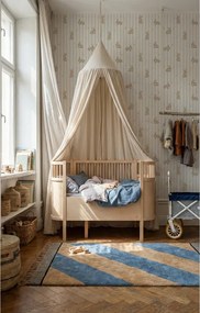 Tapeta zajačiky na prúžkoch 280x50