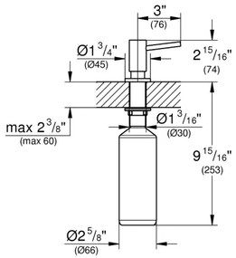 GROHE 40535DC0 - nerezový dávkovač mydla COSMOPOLITAN 500 ml