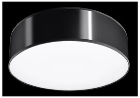 Čierne stropné svietidlo Sollux Atis Ceiling