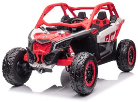 LEAN CARS  ELEKTRICKÉ AUTÍČKO Can-am RS DK-CA001 - ČERVENÁ - 2x240W - BATÉRIA - 2x24V7Ah - 2024