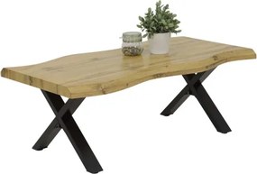 Konferenčný stolík Gerd, divoký dub, optika masívu%