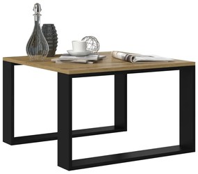 Konferenční stolek LAWA dub artisan/černý