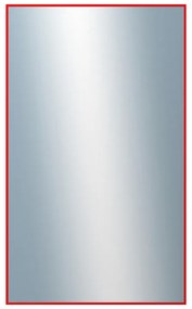 DANTIK - Zrkadlo v rámu, rozmer s rámom 60x100 cm z lišty Hliník červená (7001098)