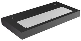 Redo 01-3016 - LED Nástenné svietidlo LAMINA 2xLED/15W/230V CRI 90 čierne