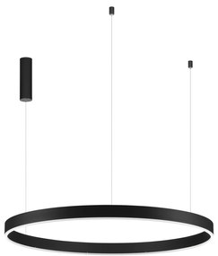 LED luster Motif 100 čierne CCT s diaľkovým ovládaním