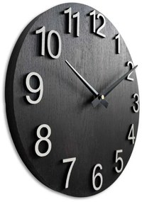 Dizajnové nástenné hodiny z masívneho dreva I SENTOP MAS017-3169-hands/black
