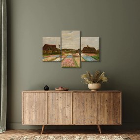 Obraz - Vincent van Gogh, Flower Beds in Holland, reprodukcia (90x60 cm)