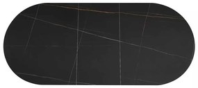 Jedálenský stôl Maxwell II 140 x 80 cm, čierna