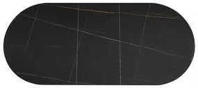 Jedálenský stôl Maxwell II 140 x 80 cm, čierna