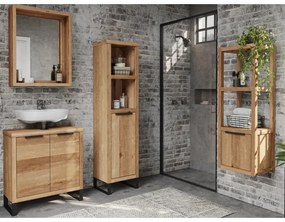 furniture-nabytek.cz - Sydney 1-dveřová vysoká skříň z divokého dubu