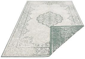 Zeleno-krémový vonkajší koberec NORTHRUGS Cebu, 160 x 230 cm
