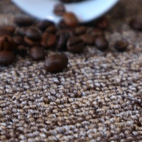 Spoltex, Metrážny koberec Artik New 120 hnedý, na mieru, šíře 1m,2m,4m, hnedá, filc, chodba / predsieň