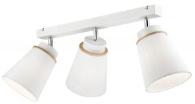 Bodové svietidlo AGUSTINO 3xE27/60W/230V biela