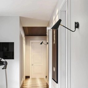 Toolight Toolight, nástenné svietidlo 1xE27 APP1139-1W, čierna-zlatá, OSW-14005