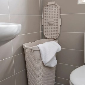 Béžový kôš na bielizeň Addis Calico, 40 l
