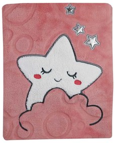 Detská deka Koala Sleeping Star pink