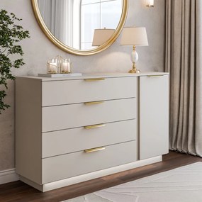 KOMODA MARION 2S KAŠMÍR LED 138 cm