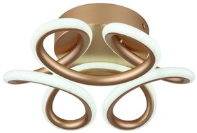 Globo 67386-24CH - LED stropné svietidlo MELISAND 24W/230V pr. 26 cm zlatá