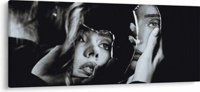 Obraz - Pohľad do zrkadla (120x50 cm)