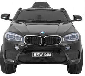 Ramiz Detské elektrické autíčko BMW X6M - čierne SUV + diaľkové ovládanie