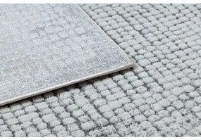 Moderný koberec NOBLE 9730 67 vzor rámu vintage - Štrukturálny, dve vrstvy rúna, krémová béžová Veľkosť: 180x270 cm