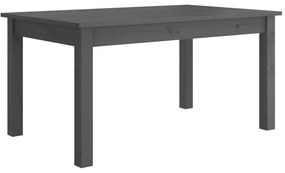 vidaXL Konferenčný stolík sivý 80x50x40 cm borovicový masív