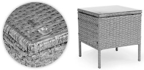 ZÁHRADNÝ SET CONO SLIM ŠEDÝ 2 x STOLIČKA + STOLÍK