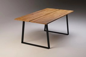Jedálenský stôl SILENCE - 180x90cm,Tmavý dub