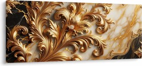 Obraz - Mramor so zlatom (120x50 cm)